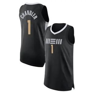 Memphis Grizzlies Authentic Black Kennedy Chandler 2023/24 City Edition Jersey - Men's