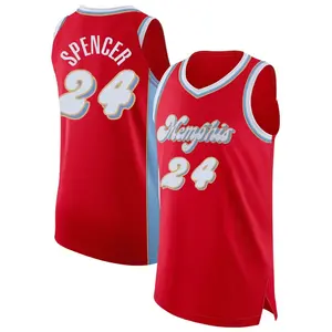 Memphis Grizzlies Authentic Red Cam Spencer 2024/25 City Edition Jersey - Men's