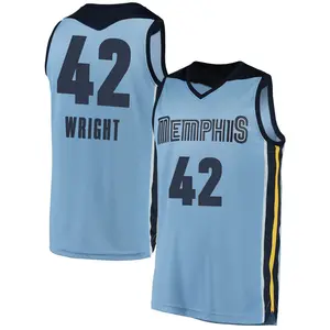 Memphis Grizzlies Fast Break Light Blue Lorenzen Wright Jersey - Statement Edition - Men's