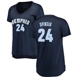 Memphis Grizzlies Fast Break Navy Cam Spencer Jersey - Icon Edition - Women's