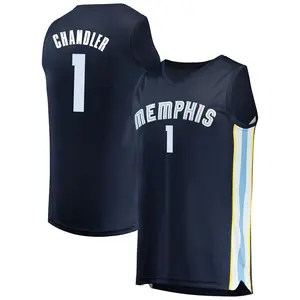 Memphis Grizzlies Fast Break Navy Kennedy Chandler Jersey - Icon Edition - Men's