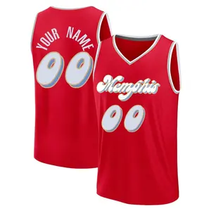 Memphis Grizzlies Fast Break Red Custom Fanatics 2024/25 City Edition Jersey - Men's