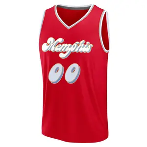 Memphis Grizzlies Fast Break Red Custom Fanatics 2024/25 City Edition Jersey - Youth