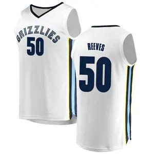 Memphis Grizzlies Fast Break White Bryant Reeves Jersey - Association Edition - Youth