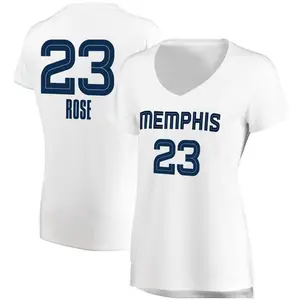 Memphis Grizzlies Fast Break White Derrick Rose Jersey - Association Edition - Women's