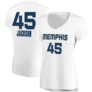 Memphis Grizzlies Fast Break White GG Jackson II Jersey - Association Edition - Women's