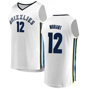 Vancouver Grizzlies Ja Morant 12 Nba White And Teal Summer Shirt - Blinkenzo