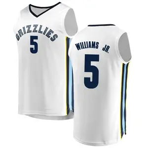 Memphis Grizzlies Fast Break White Vince Williams Jr. Jersey - Association Edition - Youth