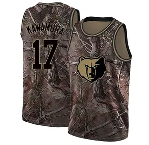 Memphis Grizzlies Swingman Camo Yuki Kawamura Realtree Collection Jersey - Men's