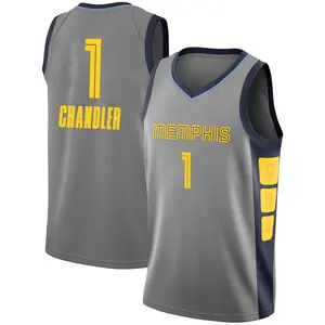 Memphis Grizzlies Swingman Gray Kennedy Chandler 2018/19 Jersey - City Edition - Men's