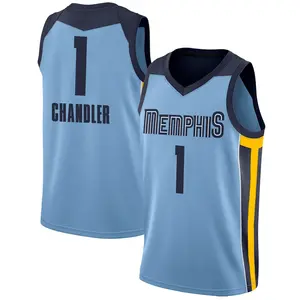 Memphis Grizzlies Swingman Light Blue Kennedy Chandler Jersey - Statement Edition - Youth