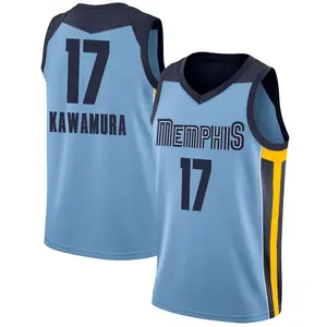 Memphis Grizzlies Swingman Light Blue Yuki Kawamura Jersey - Statement Edition - Youth