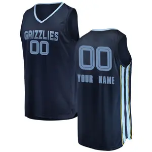 Memphis Grizzlies Swingman Navy Custom 2018/19 Jersey - Icon Edition - Youth