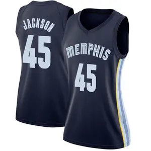 Memphis Grizzlies Swingman Navy GG Jackson II Jersey - Icon Edition - Women's