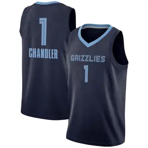 Memphis Grizzlies Swingman Navy Kennedy Chandler 2020/21 Jersey - Icon Edition - Men's