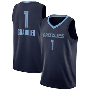 Memphis Grizzlies Swingman Navy Kennedy Chandler 2020/21 Jersey - Icon Edition - Youth