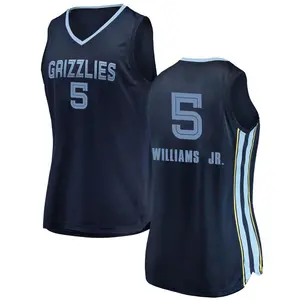 Memphis Grizzlies Swingman Navy Vince Williams Jr. 2018/19 Jersey - Icon Edition - Women's