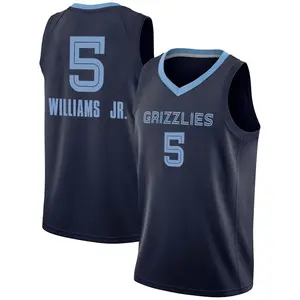 Memphis Grizzlies Swingman Navy Vince Williams Jr. 2020/21 Jersey - Icon Edition - Men's