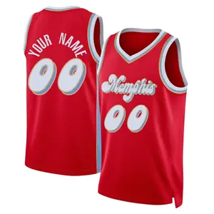 Memphis Grizzlies Swingman Red Custom 2024/25 City Edition Jersey - Men's