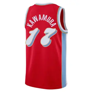 Memphis Grizzlies Swingman Red Yuki Kawamura 2024/25 City Edition Jersey - Men's