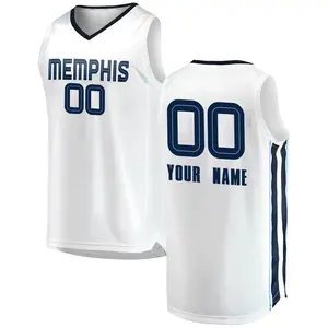 Memphis Grizzlies Swingman White Custom 2018/19 Jersey - Association Edition - Men's