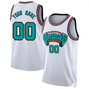 Memphis Grizzlies Swingman White Custom 2024/25 Classic Edition Jersey - Men's