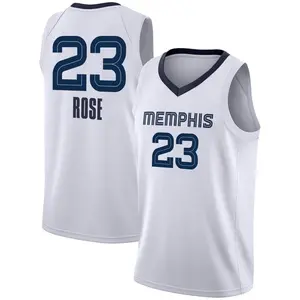 Memphis Grizzlies Swingman White Derrick Rose 2020/21 Jersey - Association Edition - Men's