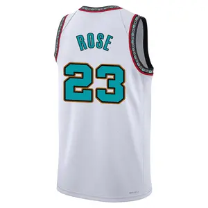 Memphis Grizzlies Swingman White Derrick Rose 2024/25 Classic Edition Jersey - Youth