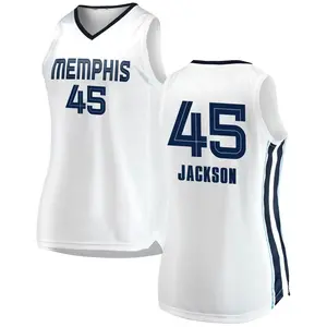 Memphis Grizzlies Swingman White GG Jackson II 2018/19 Jersey - Association Edition - Women's