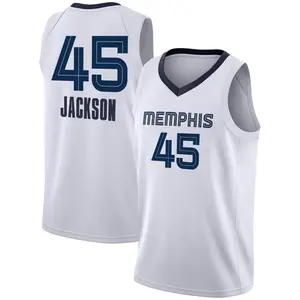 Memphis Grizzlies Swingman White GG Jackson II 2020/21 Jersey - Association Edition - Men's