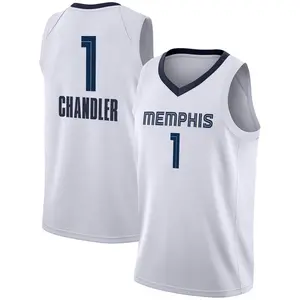 Memphis Grizzlies Swingman White Kennedy Chandler 2020/21 Jersey - Association Edition - Men's