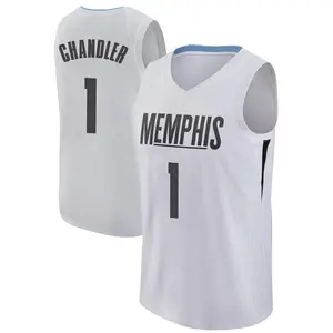 Memphis Grizzlies Swingman White Kennedy Chandler Jersey - City Edition - Men's