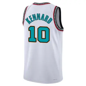 Memphis Grizzlies Swingman White Luke Kennard 2024/25 Classic Edition Jersey - Men's