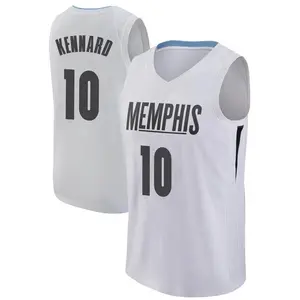 Memphis Grizzlies Swingman White Luke Kennard Jersey - City Edition - Men's