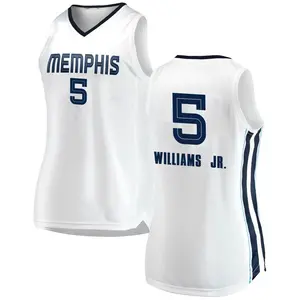 Memphis Grizzlies Swingman White Vince Williams Jr. 2018/19 Jersey - Association Edition - Women's