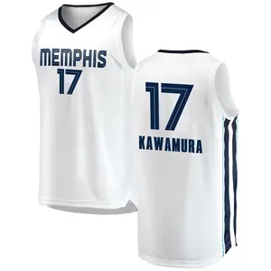 Memphis Grizzlies Swingman White Yuki Kawamura 2018/19 Jersey - Association Edition - Men's