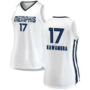 Memphis Grizzlies Swingman White Yuki Kawamura 2018/19 Jersey - Association Edition - Women's