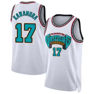 Memphis Grizzlies Swingman White Yuki Kawamura 2024/25 Classic Edition Jersey - Men's