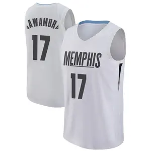 Memphis Grizzlies Swingman White Yuki Kawamura Jersey - City Edition - Youth