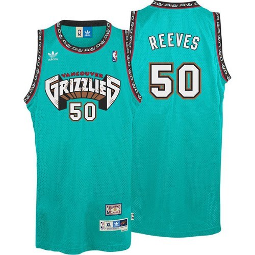 Adidas Memphis Grizzlies Authentic Green Bryant Reeves ...